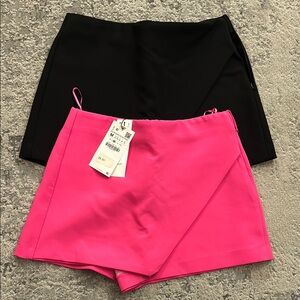 Stylish Black and Pink Women's Shorts